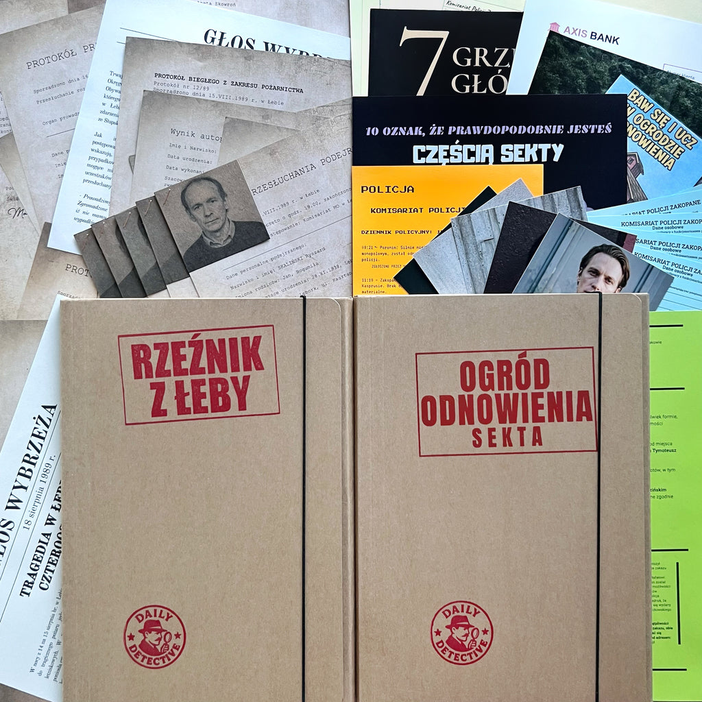 Zestaw 2 spraw: "Rzeźnik z Łeby" + "Ogród Odnowienia: Sekta"